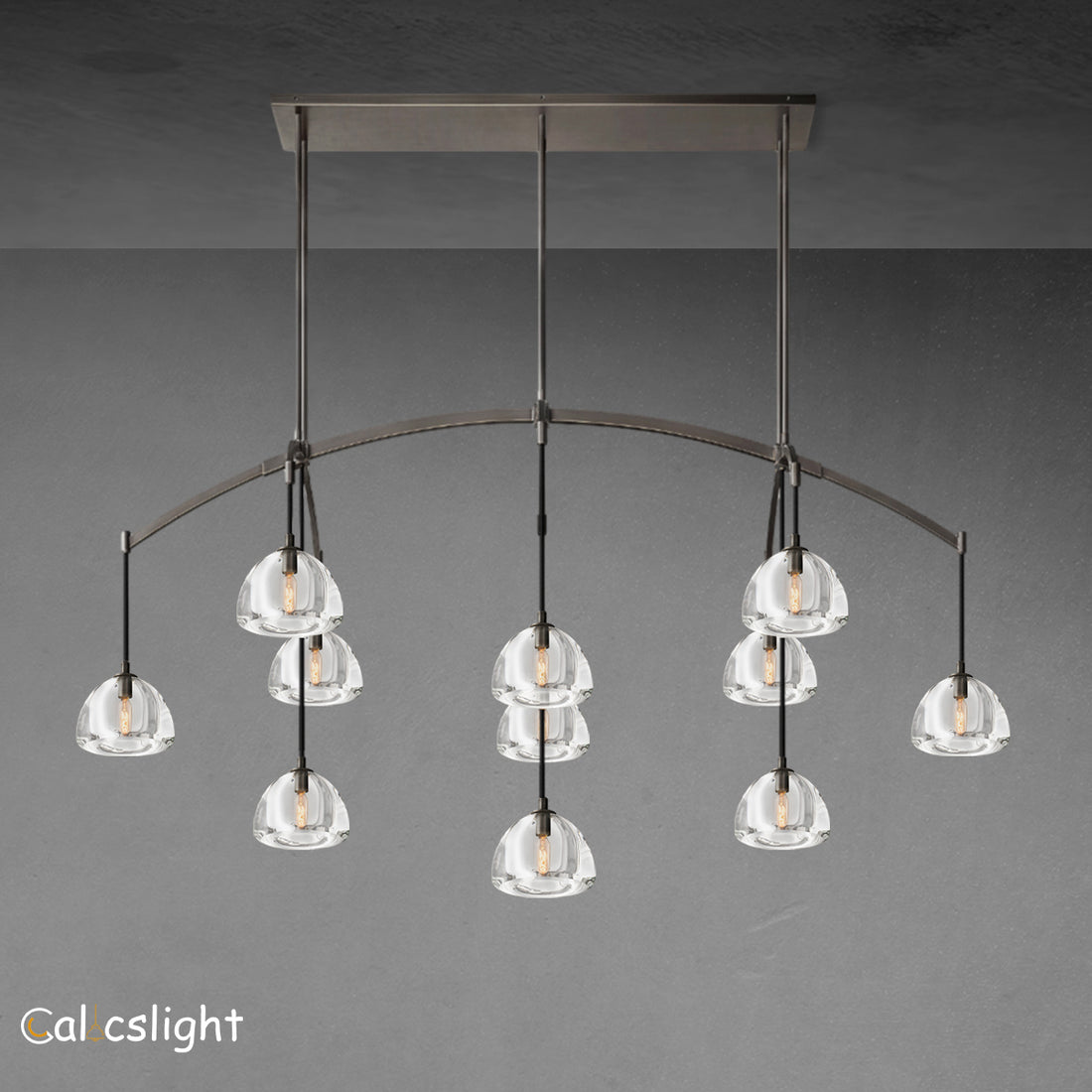 Hemisphe Linear Chandelier 72"