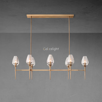 Tulip Linear Chandelier 52"