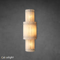 San Marcus Alabaster Grand Round Sconce