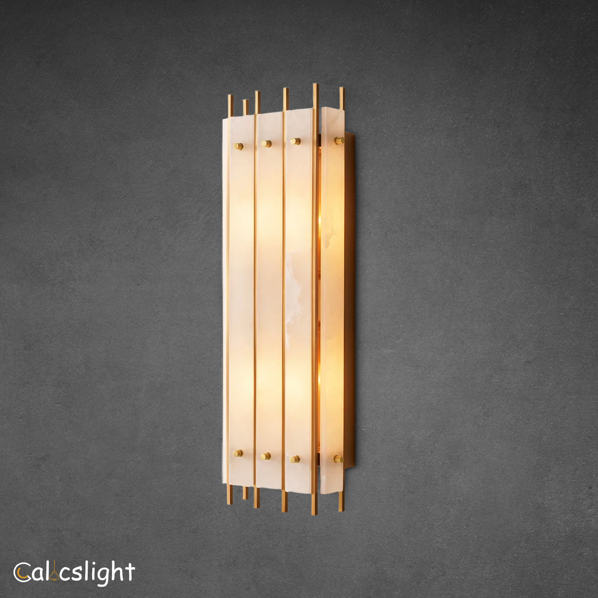 Marcus Alabaster Grand Rectangular Sconce