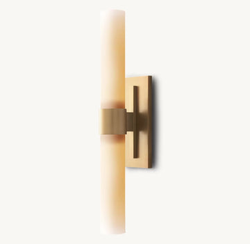 Ravelle Milk Glass Linear Wall Sconce