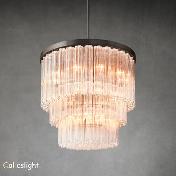 Cielo Three-Tier Round Chandelier 36"