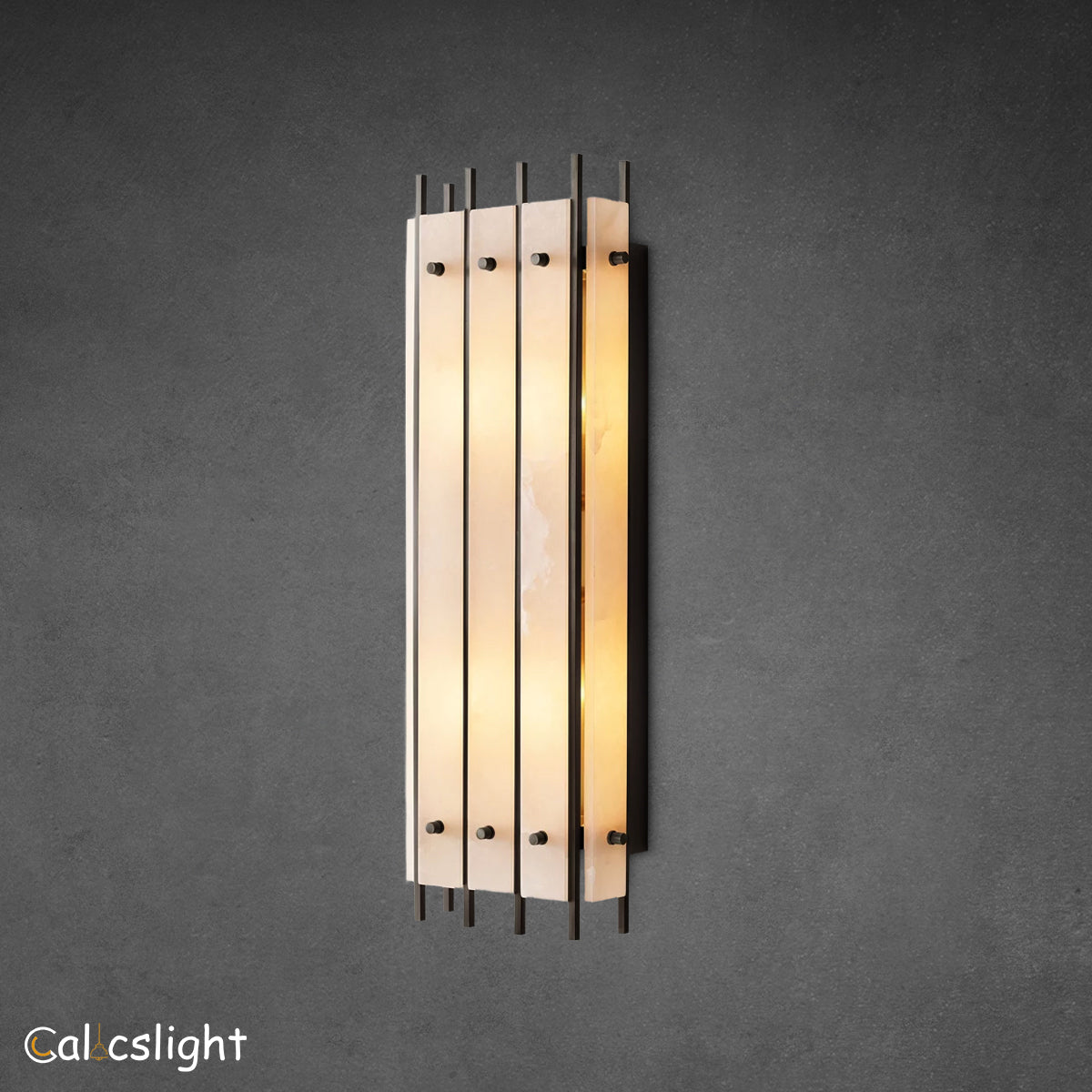 Marcus Alabaster Grand Rectangular Sconce