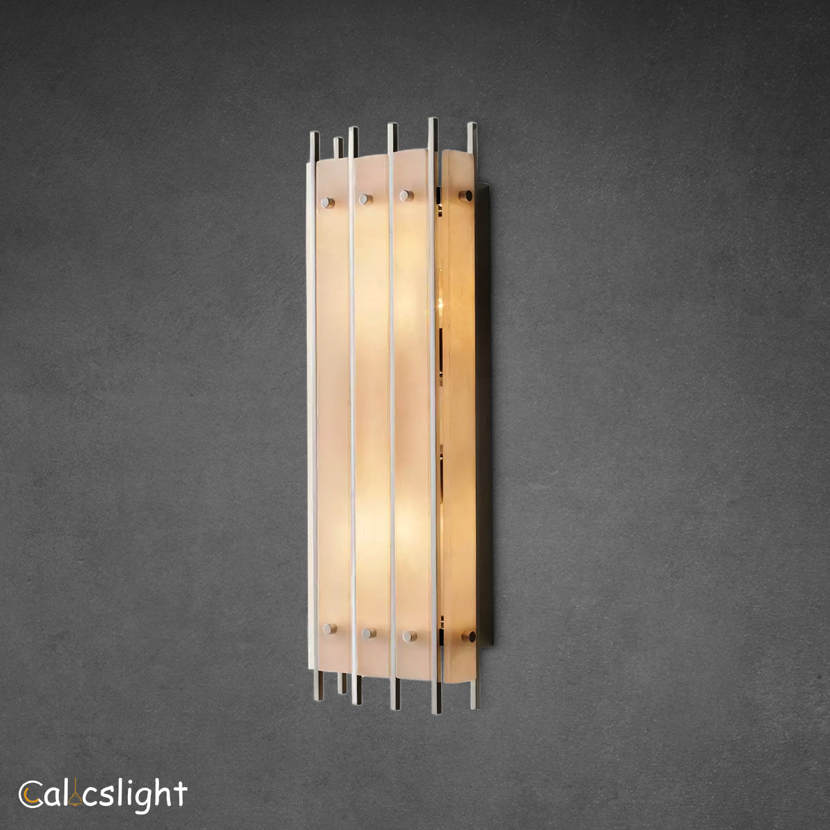 Marcus Alabaster Grand Rectangular Sconce