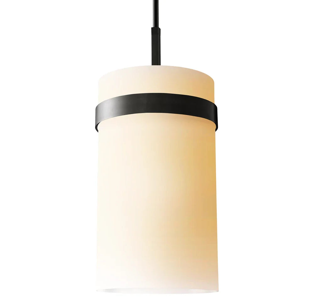 Ravelle Milk Glass Pendant 12"