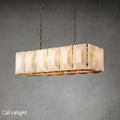 Harlow Calcite Rectangular Chandelier 42