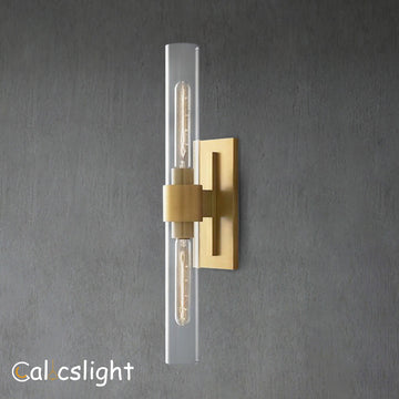 Ravelle Glass Linear Wall Sconce 23”H