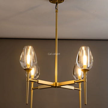 Tulip Round Chandelier 27"