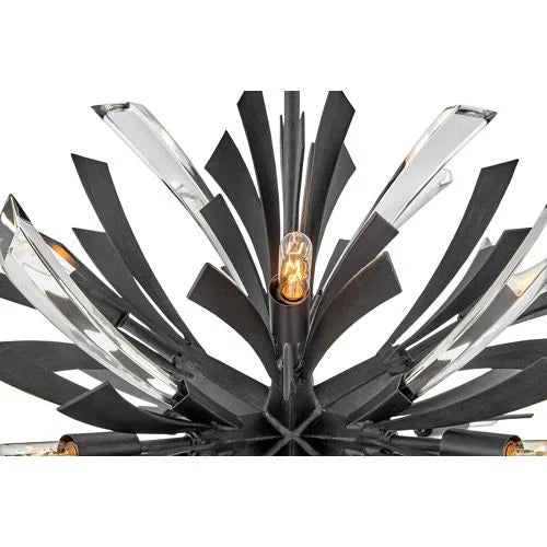 Bergamots Crystal Chandelier 22"D