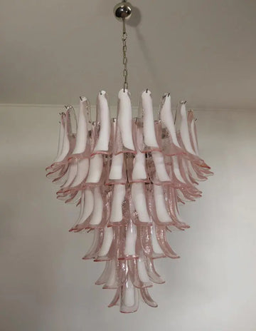 Murano Chandelier – 75 petals – Pink