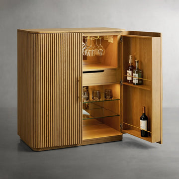 Finn Wood Bar Cabinet