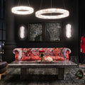 Rivage Alabaster Round Chandelier 60