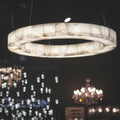 Rivage Alabaster Round Chandelier 60