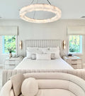 Rivage Alabaster Round Chandelier 60