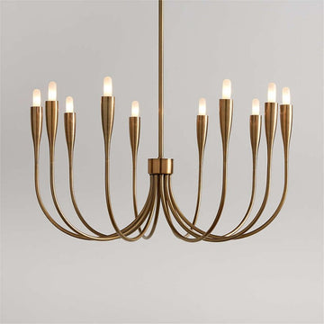 Iiona Large Brass Candelabra Chandelier Light