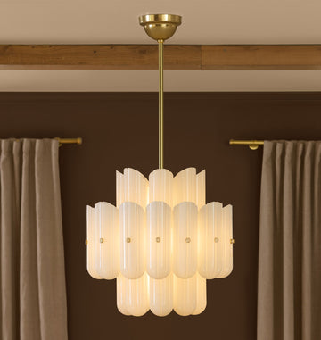 Lorna LED Double Tier Chandelier 25" 35" 46"