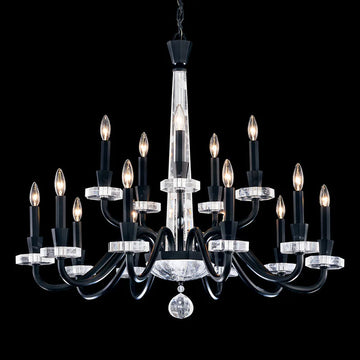 Traditional Crystal S9338 Amadeus 15-lt 38" Chandelier