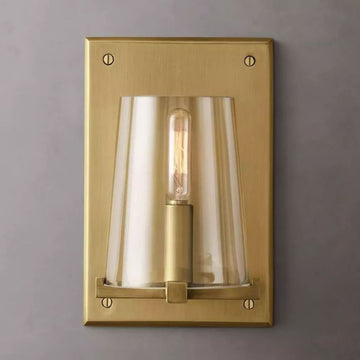 Pavence Clear Glass Wall Sconce