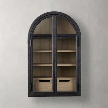 Hattie Wall Mounted Cabinet in Oak 24"W