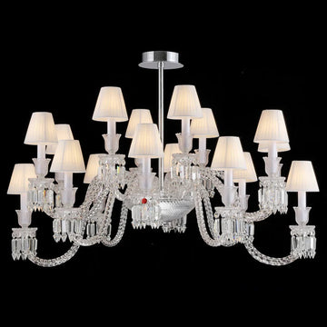 Bacara Luxury Ellipse Crystal Chandelier