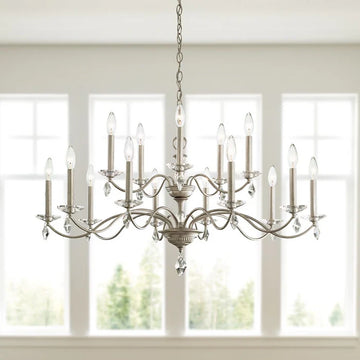 Traditional Crystal MD1015 Modique 15-lt 40" Chandelier