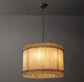 San Marcus Alabaster Round Chandelier 22