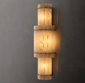 San Marcus Alabaster Grand Round Sconce