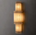 San Marcus Alabaster Grand Round Sconce