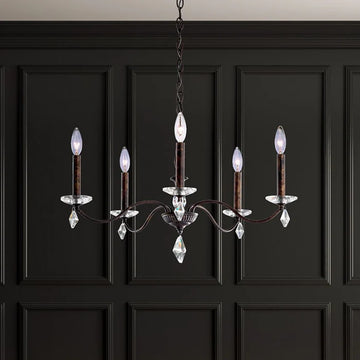 Traditional Crystal MD1005 Modique 5-lt 27" Chandelier