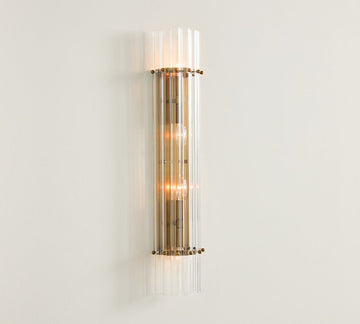 Mallory Crystal Double Sconce (27")