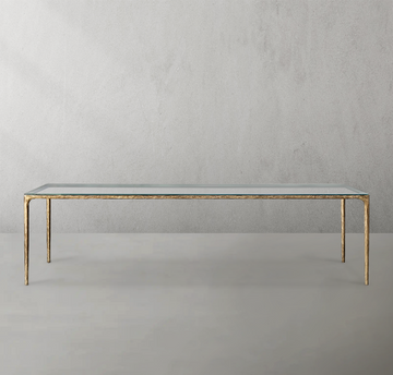 Thaddeus Glass Rectangular Dining Table