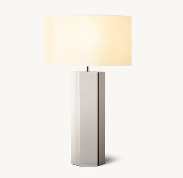 Sarezza Metal Hexagonal Table Lamp