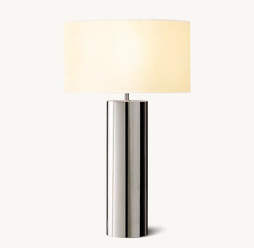 Sarezza Metal Cylindrical Table Lamp
