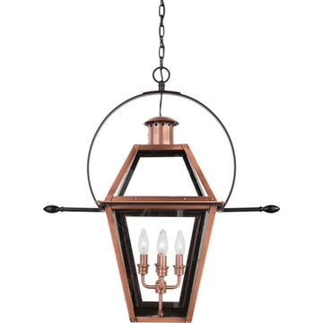 Roseto Llano 4 Light 28" Wide Outdoor Taper Candle Chandelier