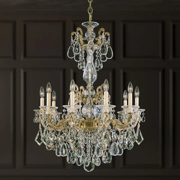 Traditional Crystal 5008 La Scala 10-lt 28" Chandelier