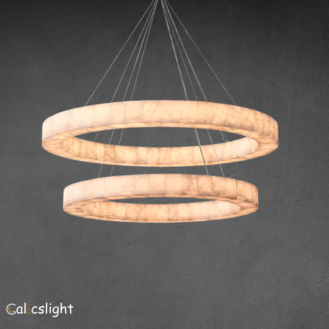 Rivage Lueur Two-Tier Round Chandelier 60"