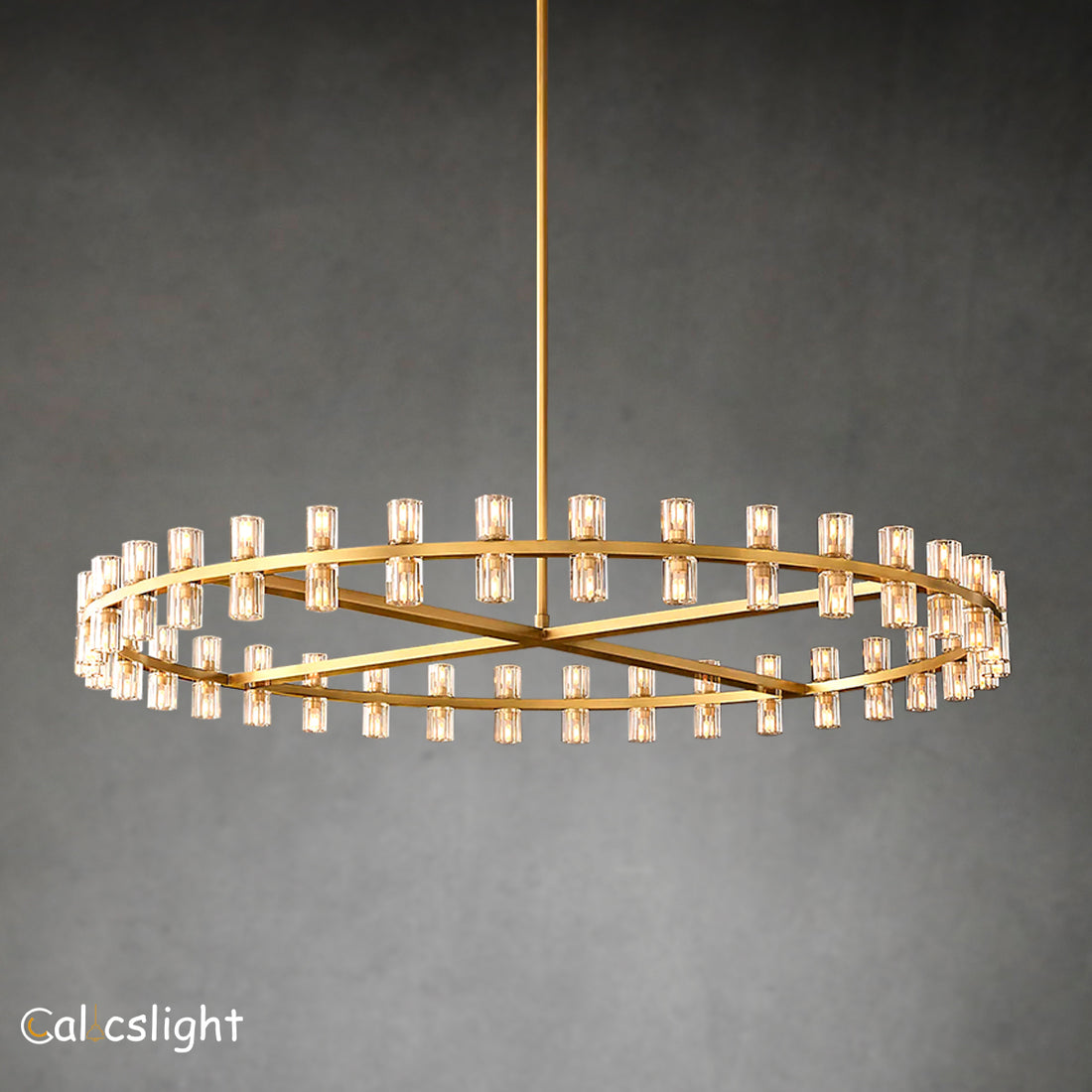 Arcachon Crystal Round Chandelier 60"