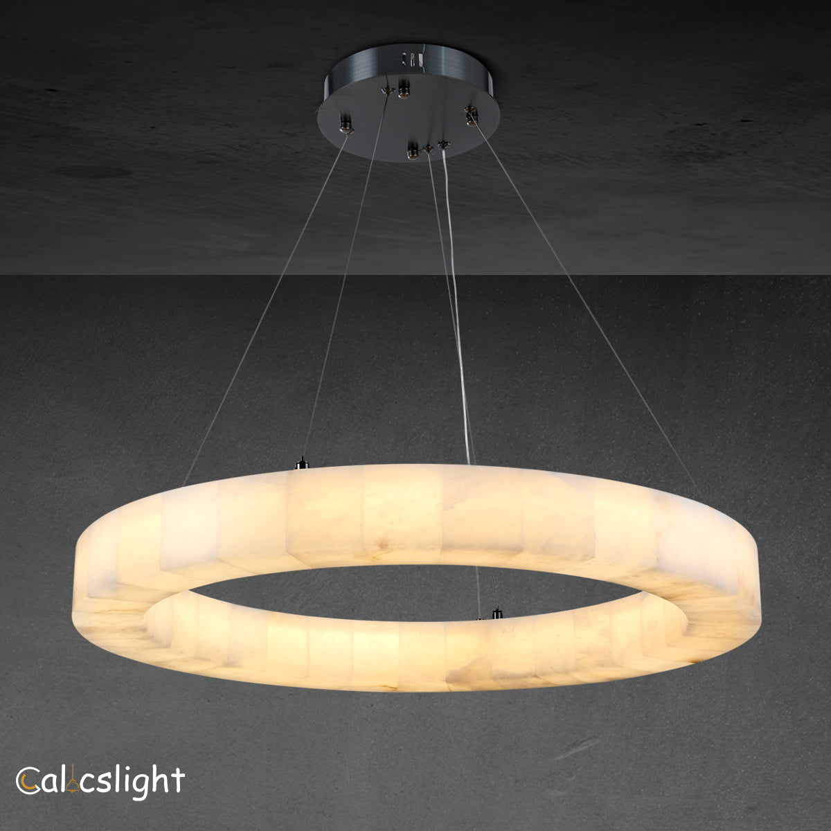 Marble Ravage Round Chandelier 40"