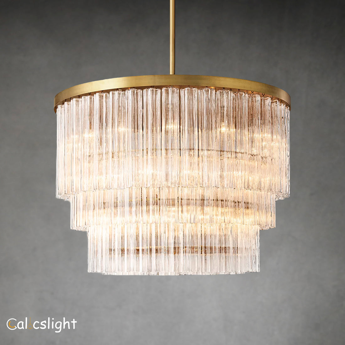Cirro Glass series Round Chandelier 48"