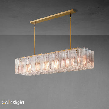 Lattica Linear Chandelier 67" 14-Lights