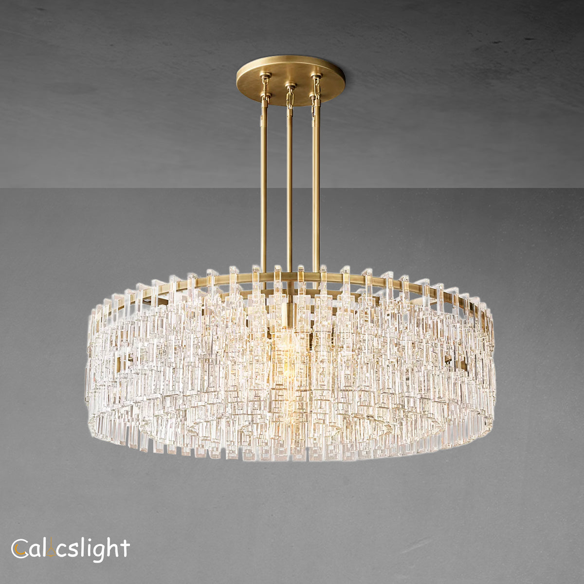 Marvella K9 Crystal Round Chandelier 48"