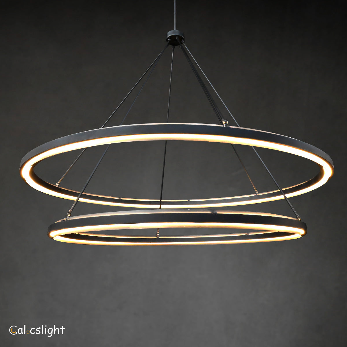 Perala Two-Tier Round Chandelier 60"