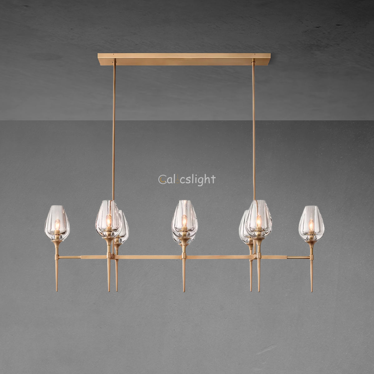 Tulip Linear Chandelier 52"