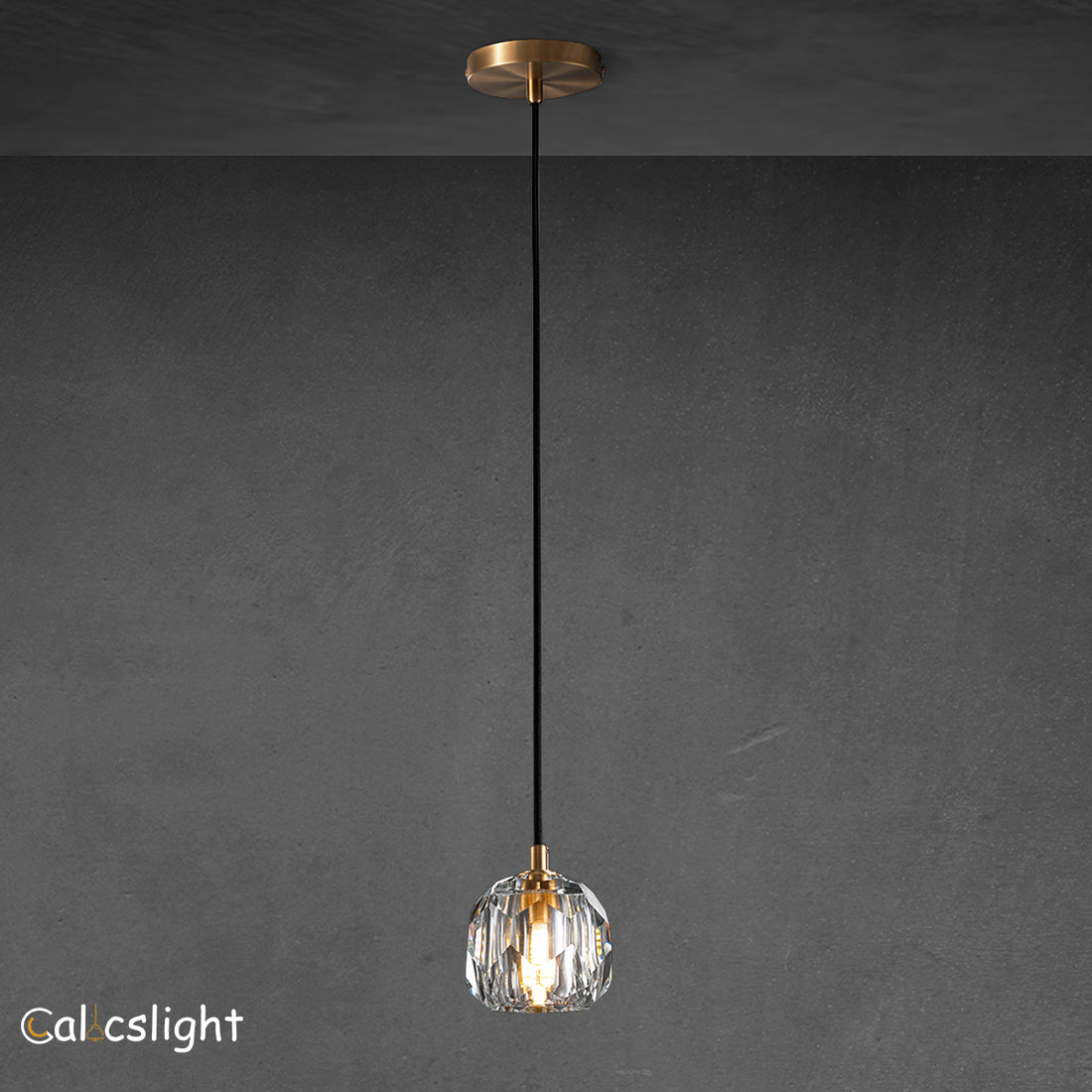 Bille De Crystal Double Ball Pendant Lighting