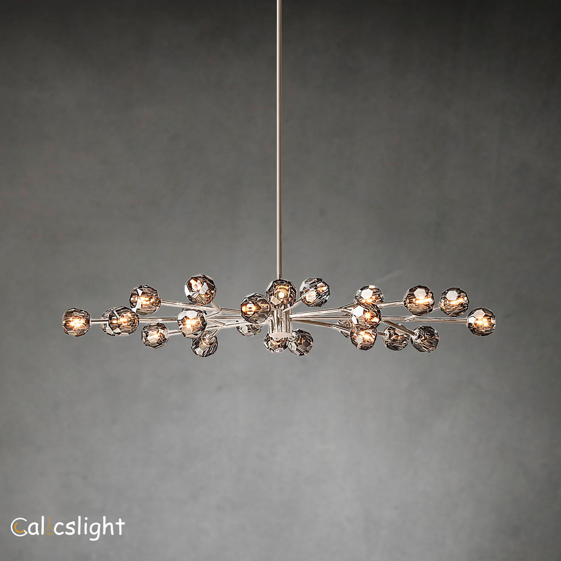 Boule De Crystal Ball Round Chandelier 72"