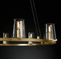 pauillac Clear Glass Round Chandelier 60