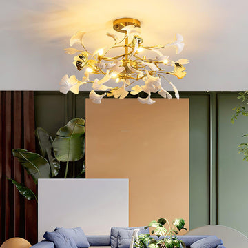 Ginkgo Chandelier Style L