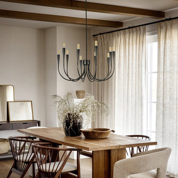 Iiona Large Brass Candelabra Chandelier Light