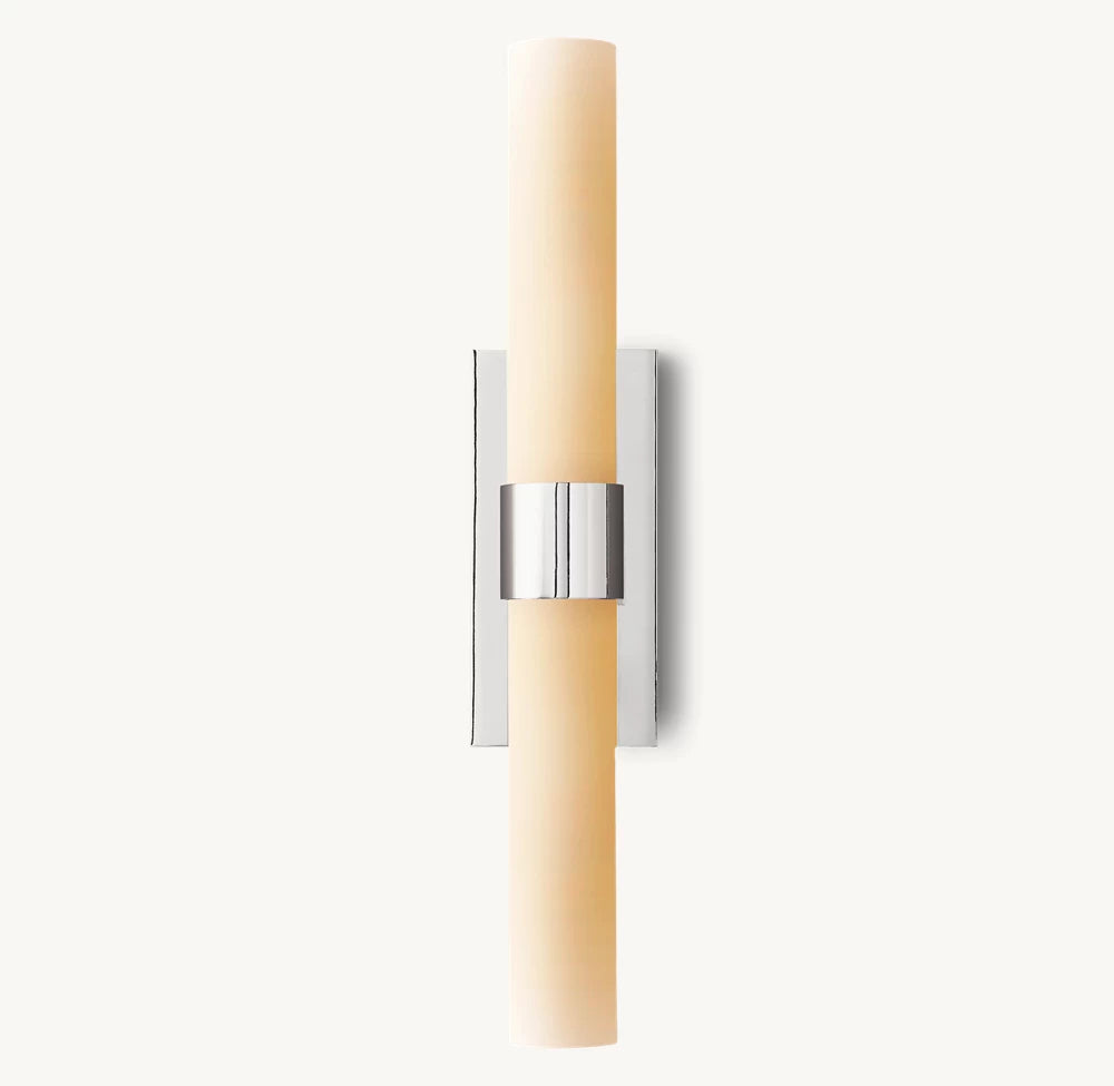 Ravelle Milk Glass Linear Wall Sconce