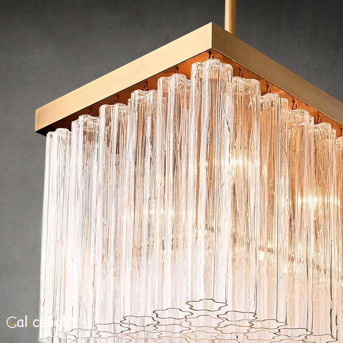 Cielo Rectangular Chandelier  54"/73"